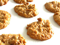 Chewy Oat Nut Cookies