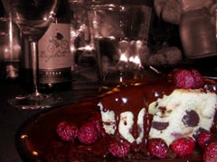 Lauren's Vanilla Dark Chocolate Sour Cherry Soy Cake